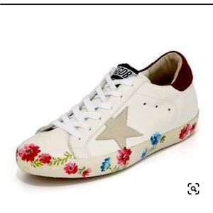 Golden Goose Floral Superstar sneakers